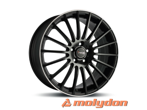 AC-M03 7,5x 17 +35 5x112 AVUS 66,6 BLACK POLISCH LIP